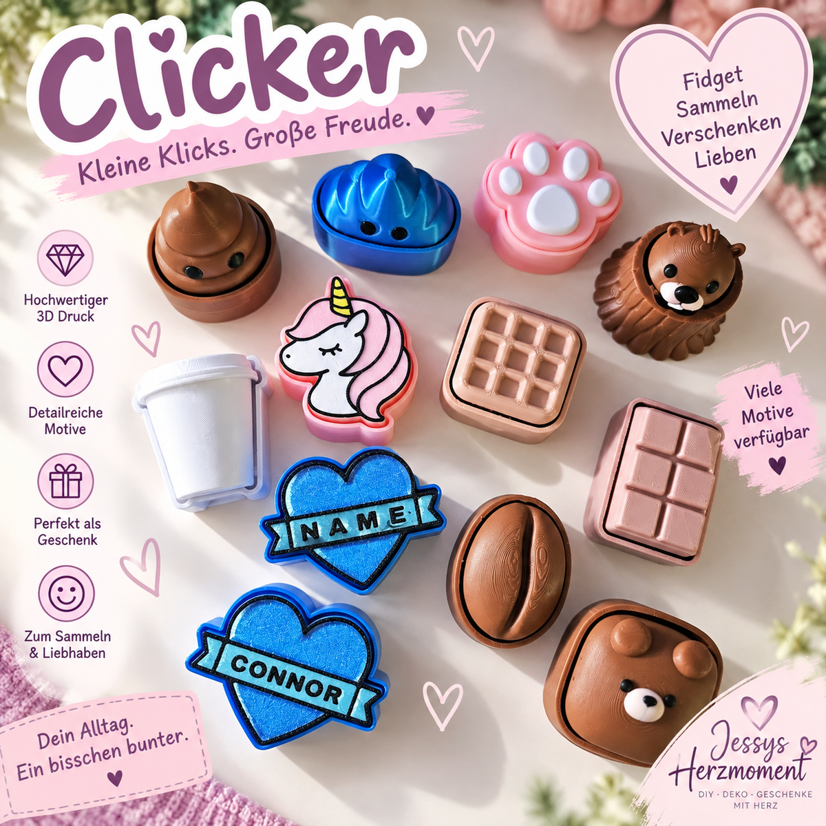 3D Clicker – Dein Lieblingsmotiv