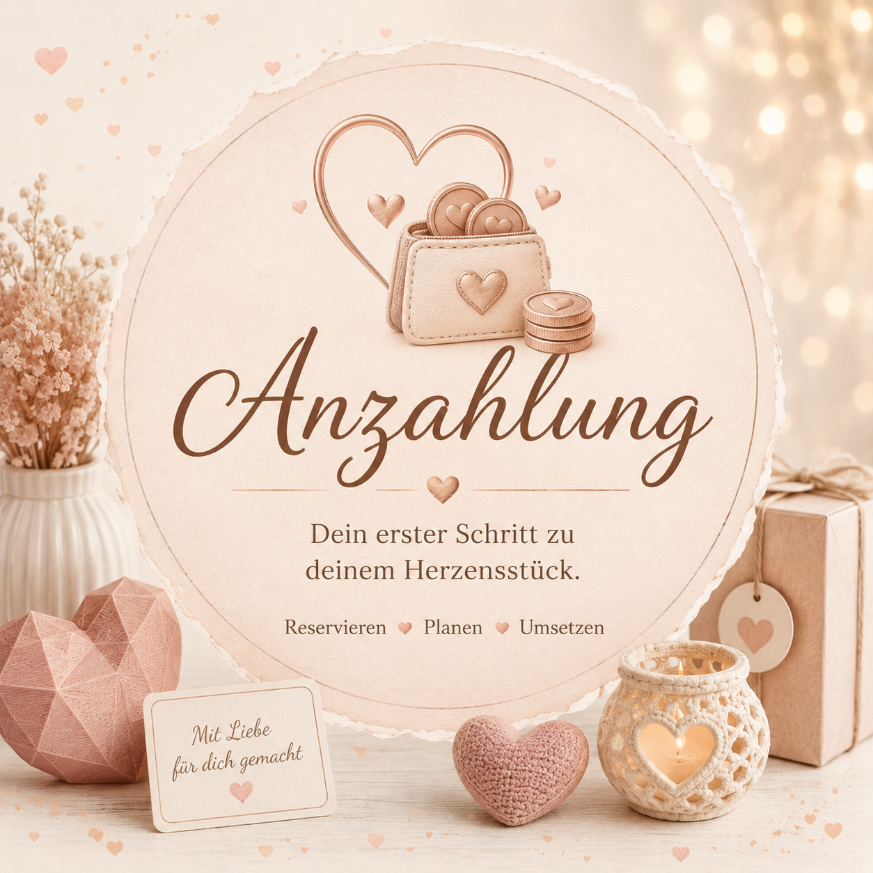 Anzahlung für Neukunden