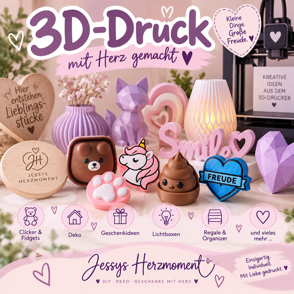 3D-Druck – mit Herz gemacht ❤️