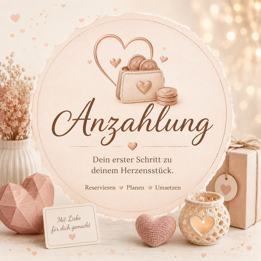 Anzahlung für Neukunden