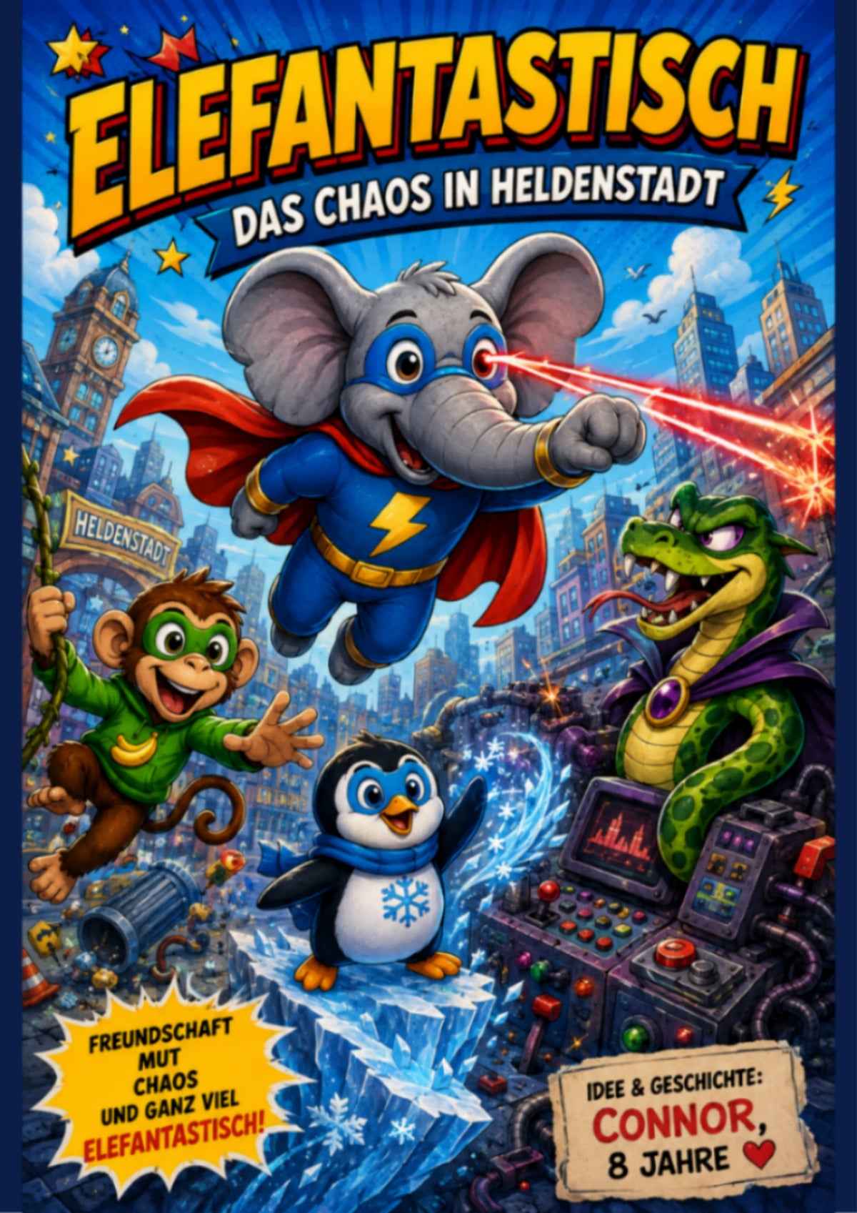 ELEFANTASTISCH – Das Chaos in Heldenstadt | Kinder-E-Book