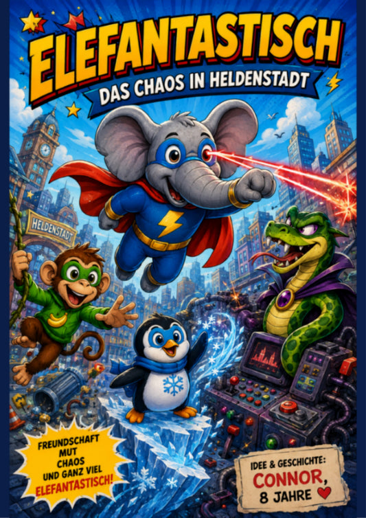 ELEFANTASTISCH – Das Chaos in Heldenstadt | Kinder-E-Book