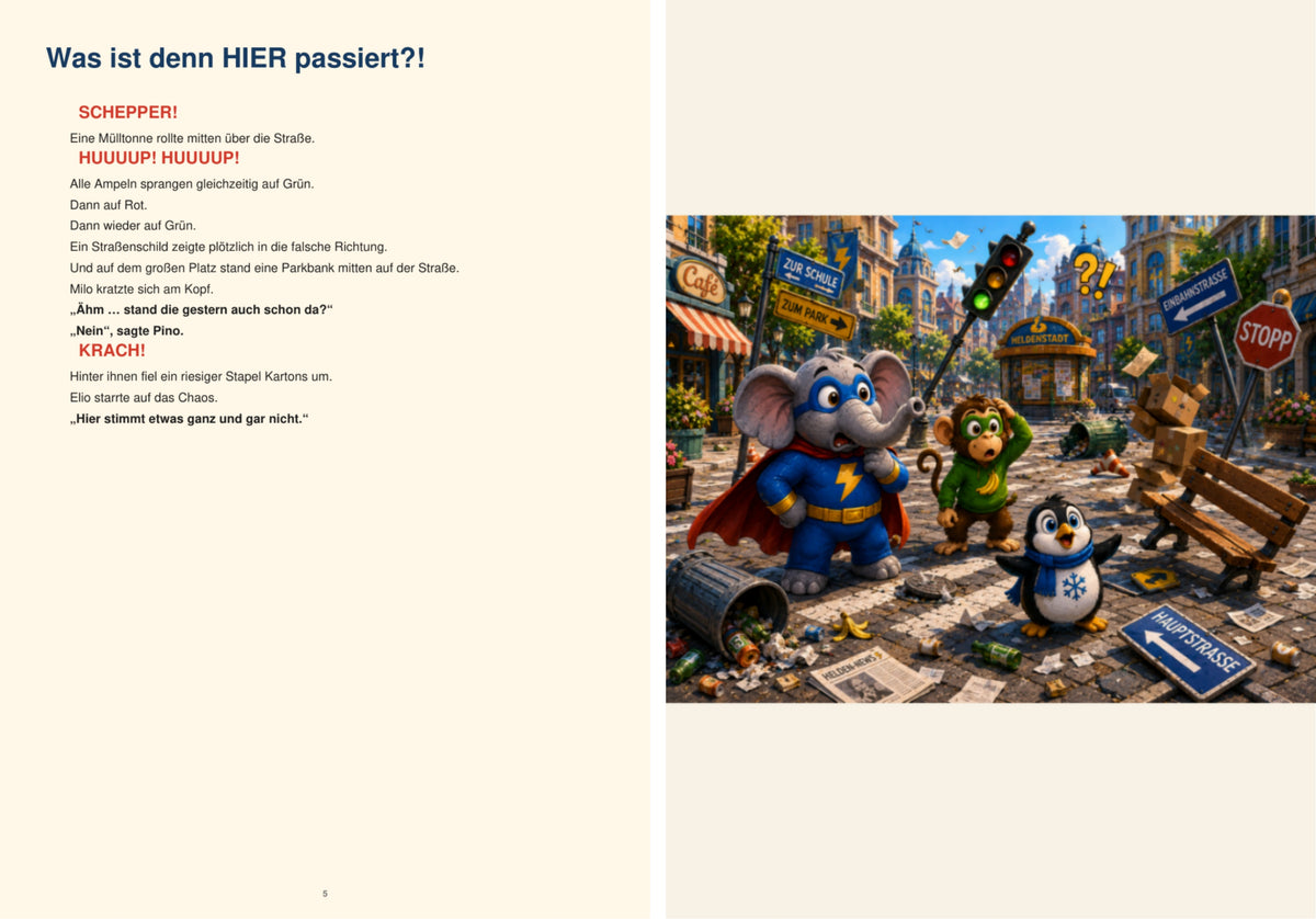 ELEFANTASTISCH – Das Chaos in Heldenstadt | Kinder-E-Book